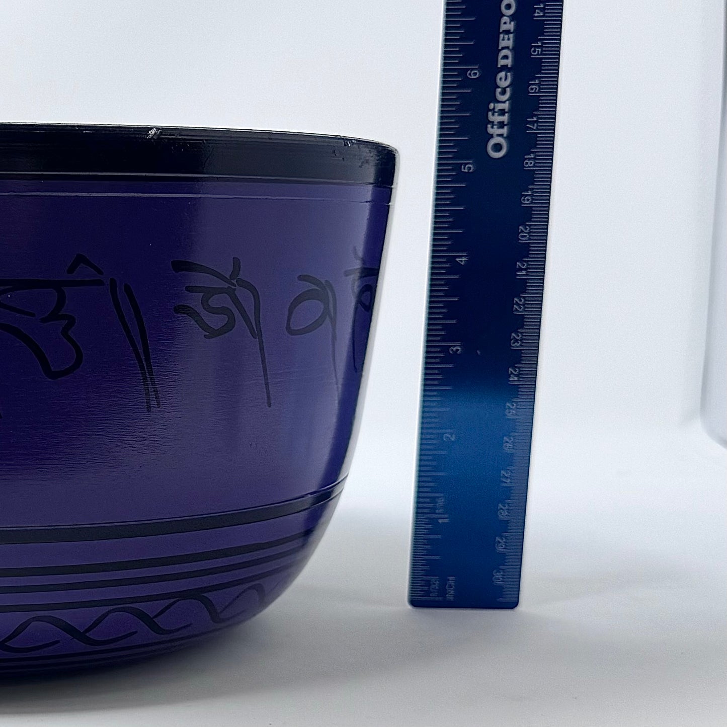 9.5” Diameter Purple Singing Bowl