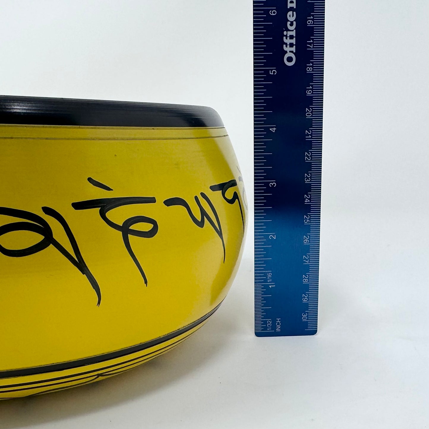 8” Diameter Yellow Singing Bowl