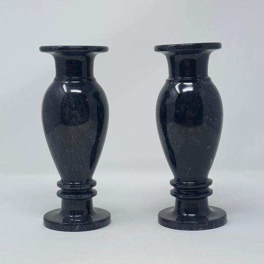 8” Black Vase
