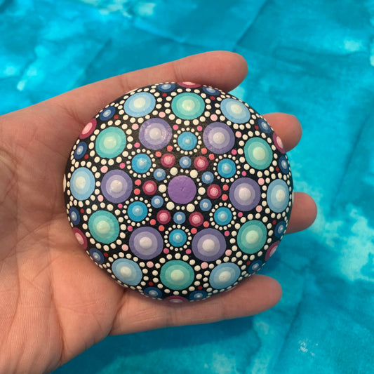 Colorful Mandala Stone