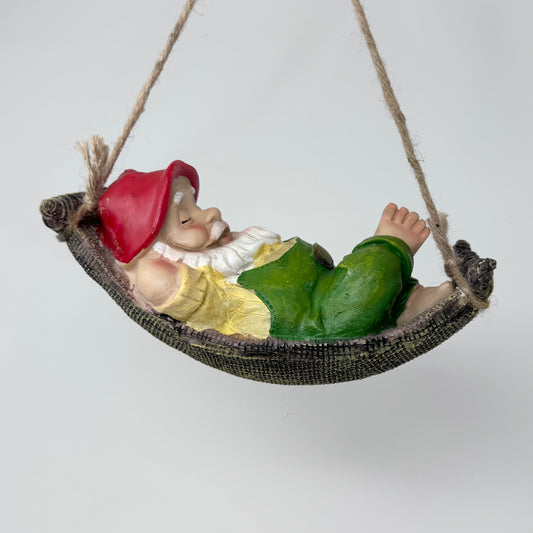 Red Hat Napping Gnome - Hanging