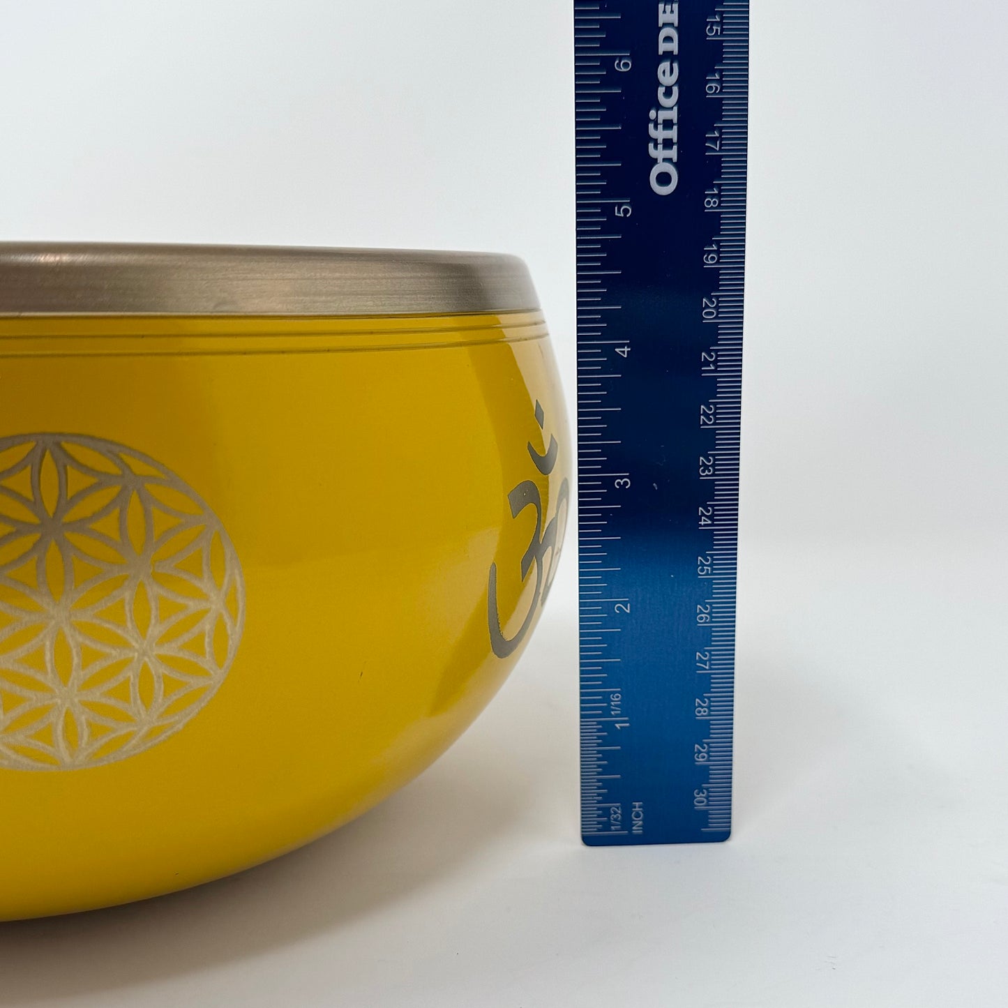 8” Diameter Yellow Singing Bowl