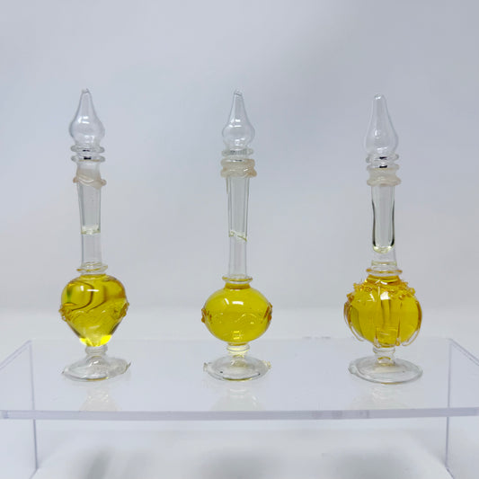 Fancy Handblown Bottle Perfume Oil - Lily of the Valley